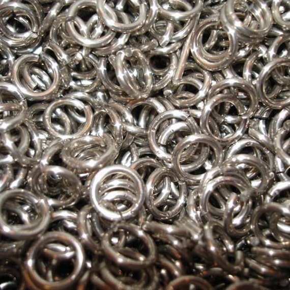 1//4 18g Bronze JUMP RINGS 1 oz SAW CUT Chainmail chain mail