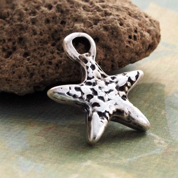 Starfish silver best sale pendant