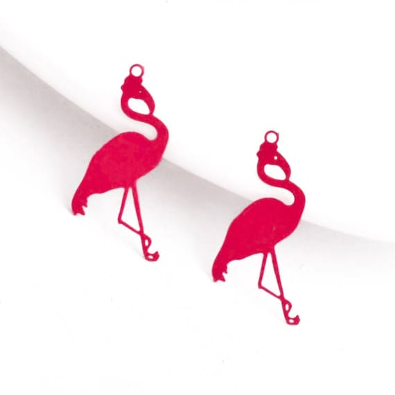 Flamingo charms for jewellery best sale making