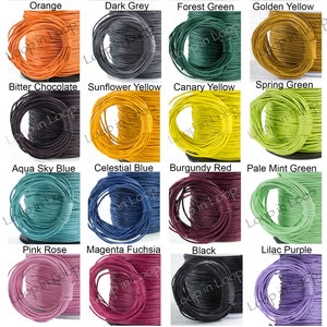 1mm Waxed Polished Cotton Cord, Braided String, friendship bracelet, Macrame, Necklace, Pick Colors, 30ft
