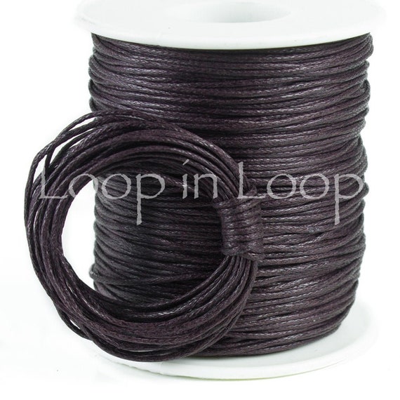 Waxed String  Waxed Polyester Cord Wax Cotton Cord Waxed Thread for  Bracelets Necklace Jewelry Making Friendship Bracelet 