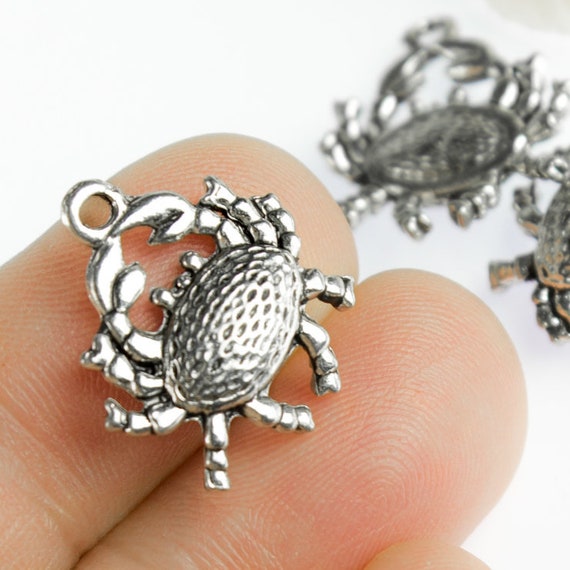Tiny Turtle Sterling Silver Charm, Made in the USA Tiny Turtle Sterling Silver Charm, Made in the USA