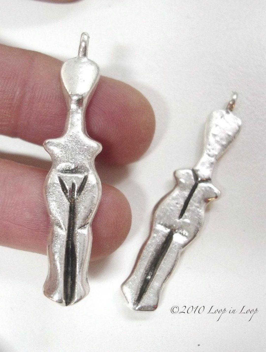 母なる大地の女神ペンダント、新石器時代の豊穣のシンボル、キクラデス