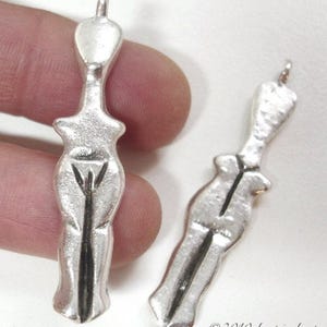 Mother Earth Goddess pendant, Neolithic fertility symbol, Cycladic, Venus Charm, Ancient Greek Pendant, for Jewelry making, 1pc