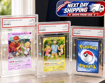 Fathers Day Gift for Dad | Personalized Pokedad Card | Anime Gift for Husband | Gamer Dad Gift from Kids | Fathers Day Gift From Kids