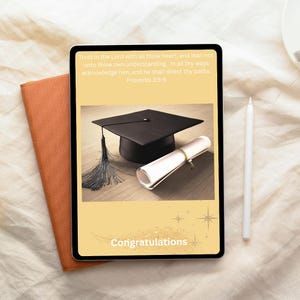 Cartes électroniques édifiantes pour l'obtention du diplôme, carte numérique de félicitations pour l'Écriture, promotion 2025, cartes de remise des diplômes à téléchargement immédiat.