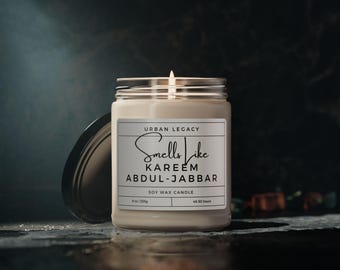 Smells Like Kareem Abdul-Jabbar - Scented Soy Candle, 9oz