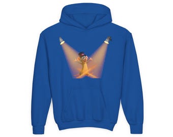 Jeugdhoodie met leuk karakterontwerp, perfect voor kinderen, verjaardagscadeau, gezellig en stijlvol, vrijetijdskleding, dagelijks comfort