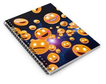 Emoji-spiraalnotitieboek | Leuk dagboek voor notities, school, cadeaus, creatief schrijven, dagelijks gebruik