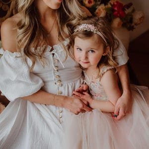 Women&#39;s dress for photoshoot, Cottage Cotton Bohemian maternity Dress for pregnancy photo session