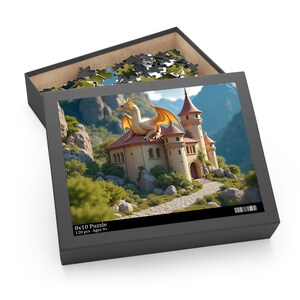 Puzzle Fantasy Dragon Castle (Golden Dragon)