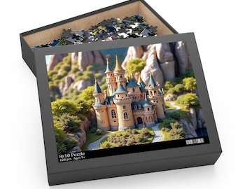 Castle Miniature Puzzle (The Blue Roof)