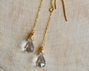 Crystal Raindrop Earrings