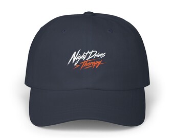 Night Drive Supercars Cap | Racing Car Outline, Automotive Hat