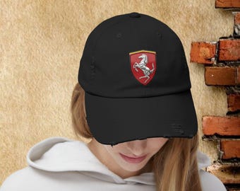 Italian Car  Distressed Racing Baseball Hat gift