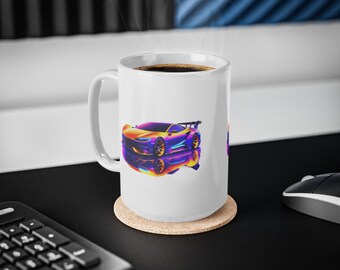 Gifts for Car Guys, Car Coffee Mug, Car Enthusiast Gifts, Japanese Sports Car Cup, Best Gift for Him, Husband, Dad Birthday Gift