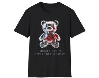 Turbo Bear T-Shirt | Turbo Edition Hypercar Threads, Teddy with Turbocharger
