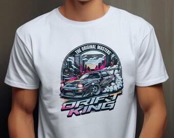 Drift King T-Shirt – The Ultimate Tee for JDM & Car Enthusiasts!