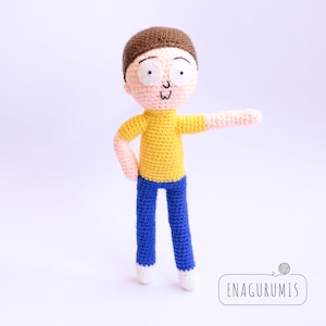 Morty Smith Crochet Pattern Amigurumi - Rick & Morty PDF english and spanish