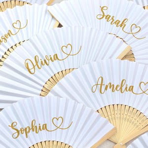 Junggesellinnenabschied Fans / Personalisierter Hochzeitsfächer / Brautjungfer Gastgeschenk / Individueller Fächer / Quinceanera Party / Geburtstag, Hochzeit, Geschäft, Junggesellinnenabschied