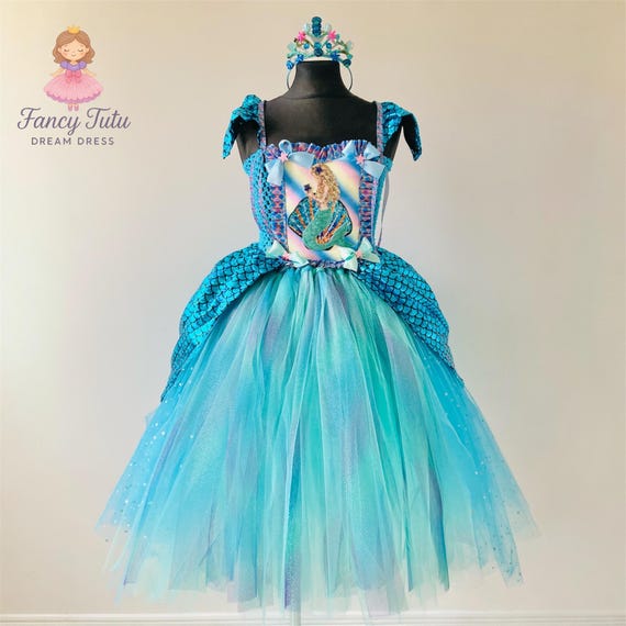 ocean princess dress White Princess Summer Dress with Pearls Fairytale Aesthetic Outfit Long / L