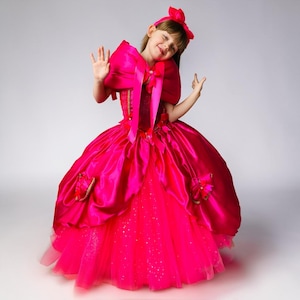 barbie dress for 7th birthday Serving looks, the Barbie way.  Baby Shania Cassie looks so pretty  wearing our newest Barbie Ombre from Tiny Pieces for her birthday party.  Happy 7th birthday baby girl. Thank you Mommy