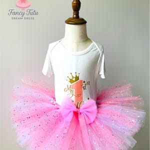 Handmade Pink Tutu Set for Your Little Princess&#39;s 1st Birthday