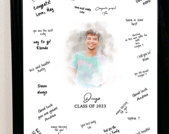 Class of 2023 Graduation Guest Book Alternative 2023 Personalized Guestbook Sign - Graduation Guest Book 2023 - Guestbook Grad Alternative -