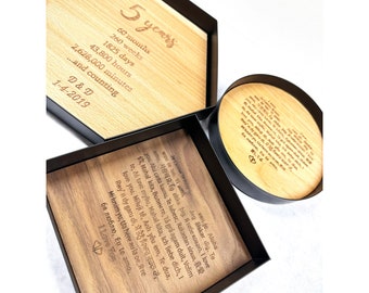 Gifts for Husband  Metal Tray  boyfriend Gift Wood Tray Custom Engraved