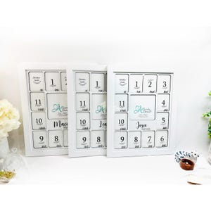 Personalized School Years Photo Frame or Picture Frame Custom Personalized Photo Display Photo Display Board One Year Board