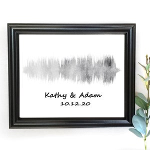 Personalized Soundwave Art Digital Art   Gift for Husband  Custom Song