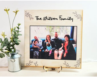 Photo Wood Plaque Personalized Photo Gift Anniversary Wedding Present Custom