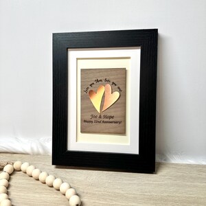 Personalized  Anniversary Gift Copper Keepsake