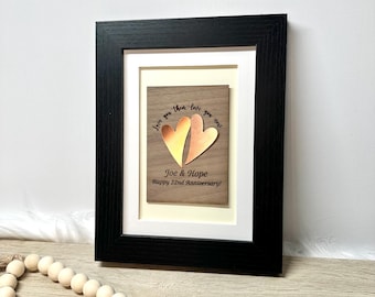 Copper 22nd Anniversary Gift Personalized