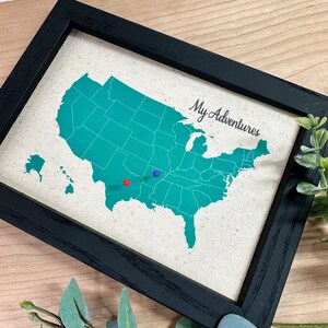 Memory Map Geschenk für sie
