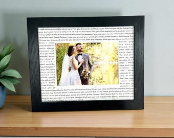 Wedding Song Lyrics With Photo Wall Art