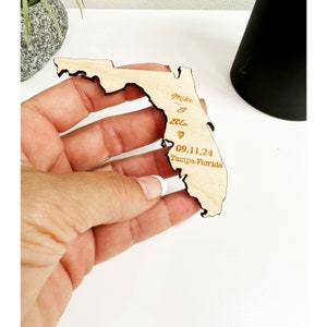 Salva la data Magnete unico della Florida per il matrimonio Salva la data Magnete Bomboniere di destinazione