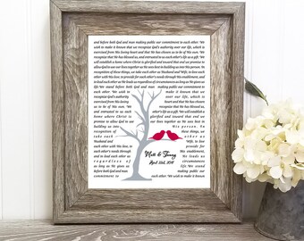 Personalized First Dance Lyrics Print, Wedding Anniversary Gift