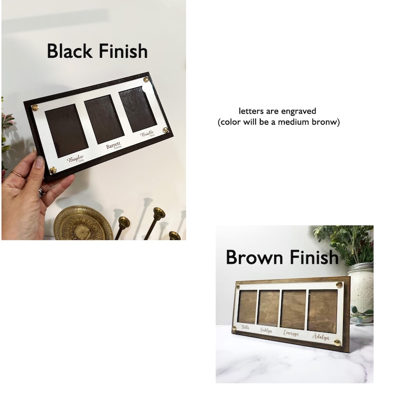 School Photos Personalized Four Photos Photo Frame - Etsy
