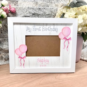 First Birthday Phot Frame personalized