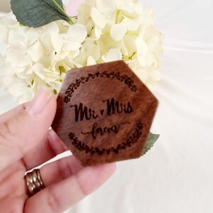 Ring box for Wedding Ceremony, Ring bearer pillow alternative, engagement ring box, Proposal box