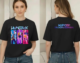 Kpop Demon Hunters Shirt Sublimation, Kpop Huntrix Png, Mira Zoey Rumi Png, Demon Hunters Fan Art Digital Download