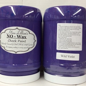 Wild Violet purple Miss Lillians Chock Paint 8oz deep purple paint