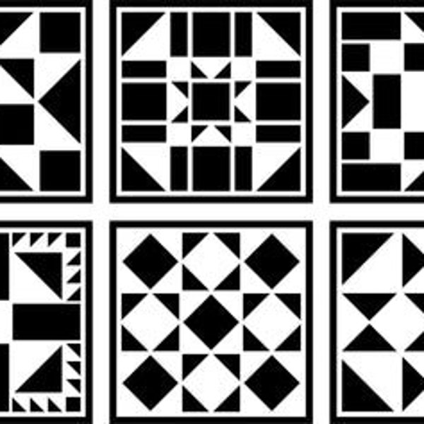 Barn Quilt Stencils Etsy