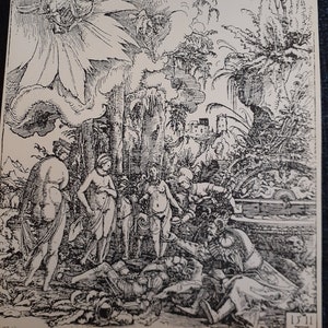 Ephemera religious German art The Dream of Paris