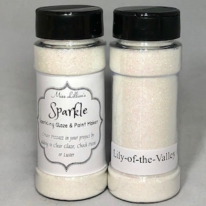 Lilly of the Valley SPARKLE Miss Lillians Glaze and paint maker