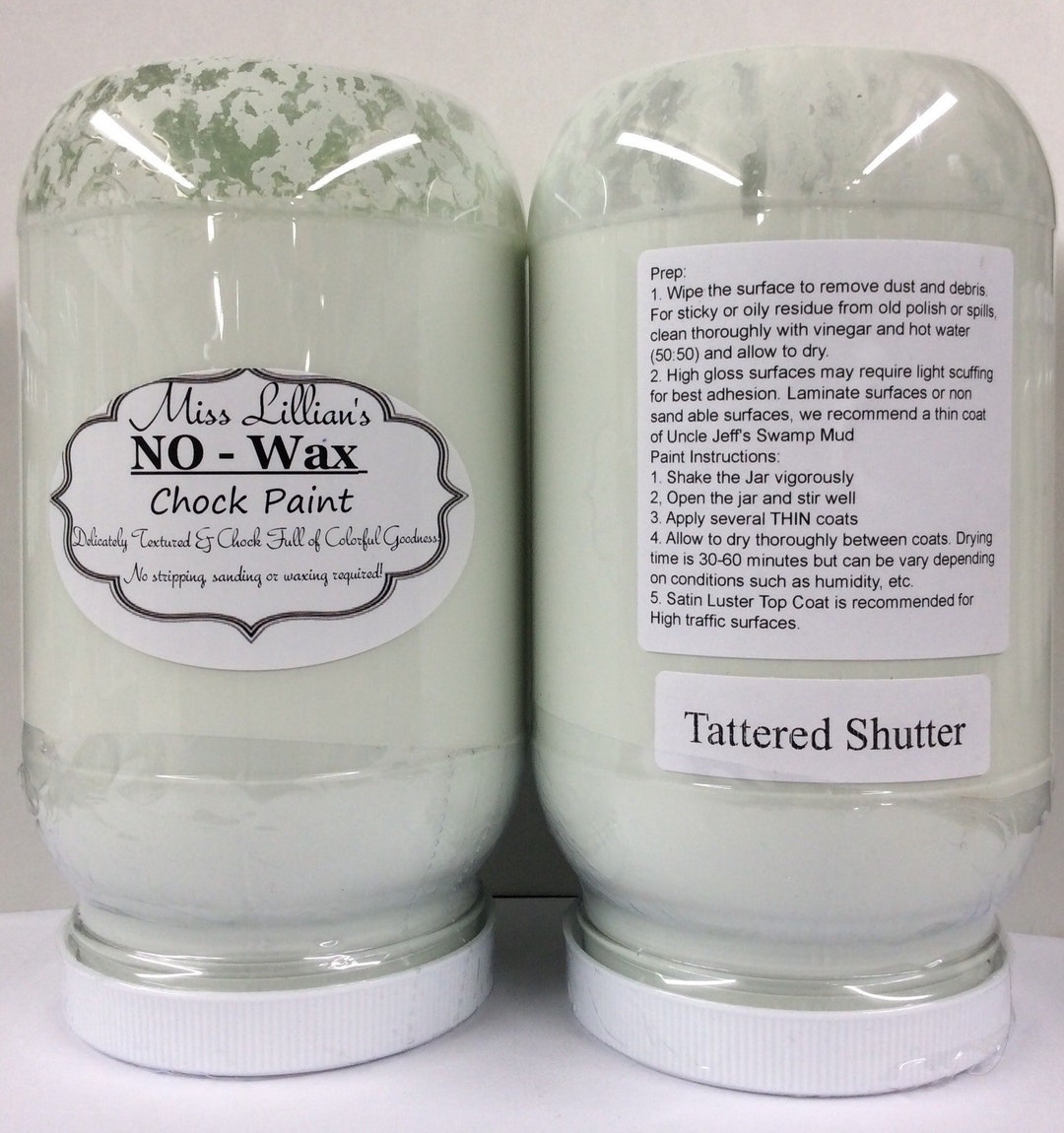 Tattered Shutter Miss Lillians Chock Paint 8oz - Etsy