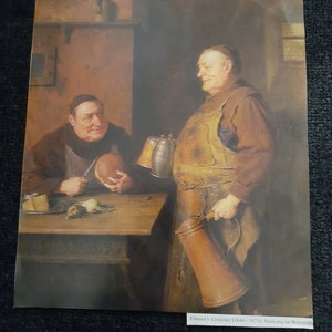 Ephemera art prints German Artist Eduard Grutzner