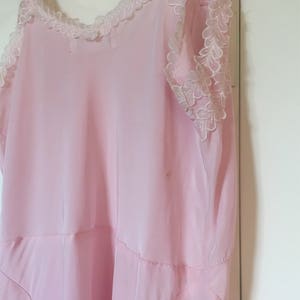 Vintage 1940s 50s Miss Swank Pink Full Slip Size 34 small - Etsy