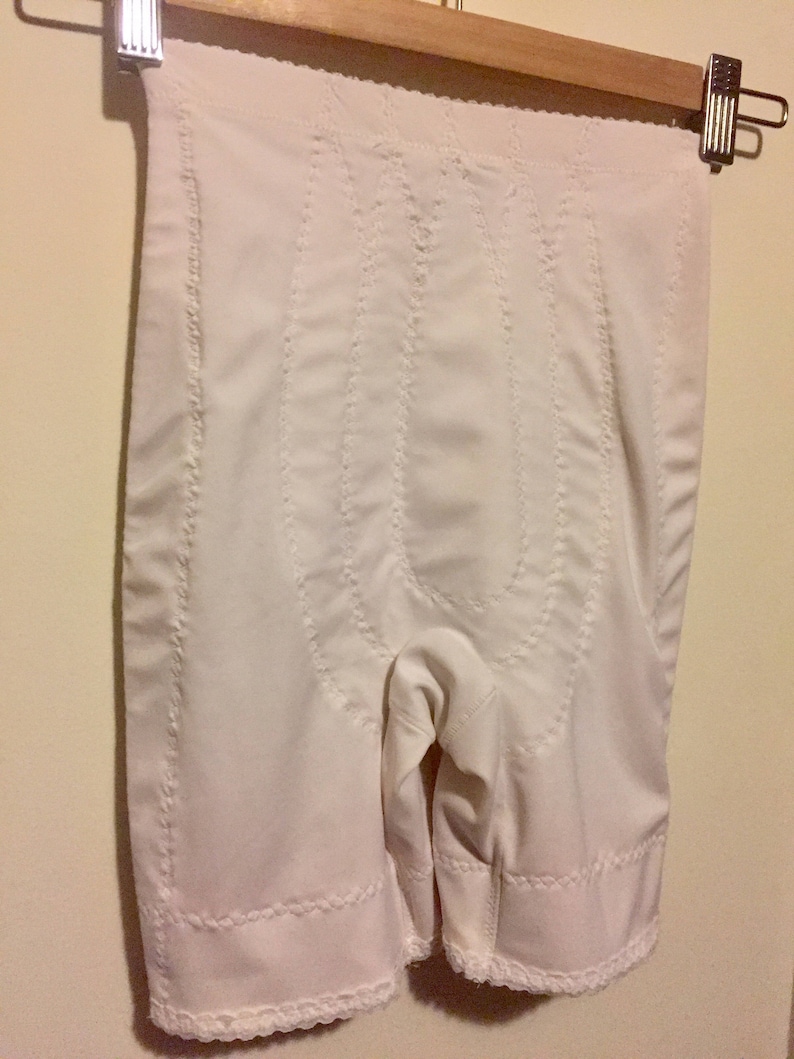 Vintage 1970s Vanity Fair Girdle Shaper Shorts XS S White Shapewear Etsy